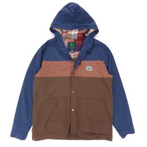 HIPPYTREE Alberta DWR Ripstop Nylon Hoodie Zip Jacket Chocolate Gorpcore Mens XL